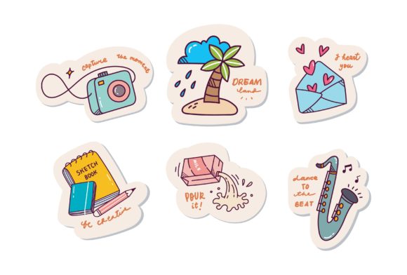 Download Cute Digital Sticker Set - Premium Bundle