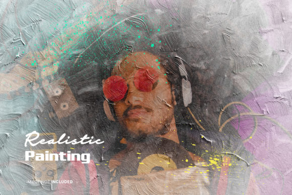 Download Realistic Painting Photo Effect Psd - Realistic painting Collection