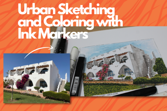 Download Urban Sketching and Coloring with Ink Markers - Marker Collection