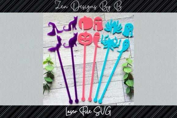 Download Spooky Drink Stir Sticks and Markers - Marker Collection