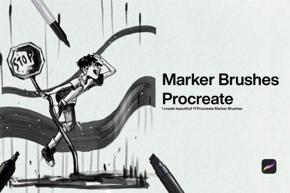 Download 10 Marker Brushes Procreate - Marker Collection