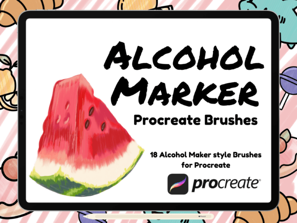 Download Alcohol Marker Style Procreate Brush Set - Marker Collection
