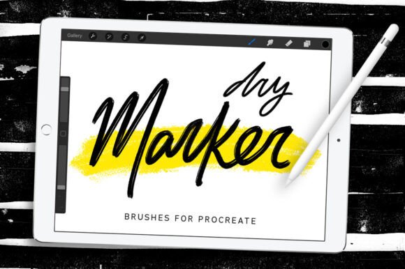 Download Dry Marker Procreate Brushes - Marker Collection